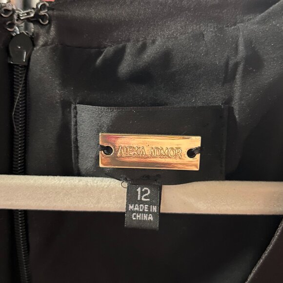 Alexa Admor Tweed Shift Dress Size 12 Black Multi - Picture 4 of 4